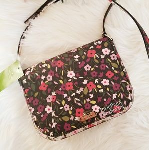 Kate Spade LG Carsen Laurel Boho Floral Crossbody